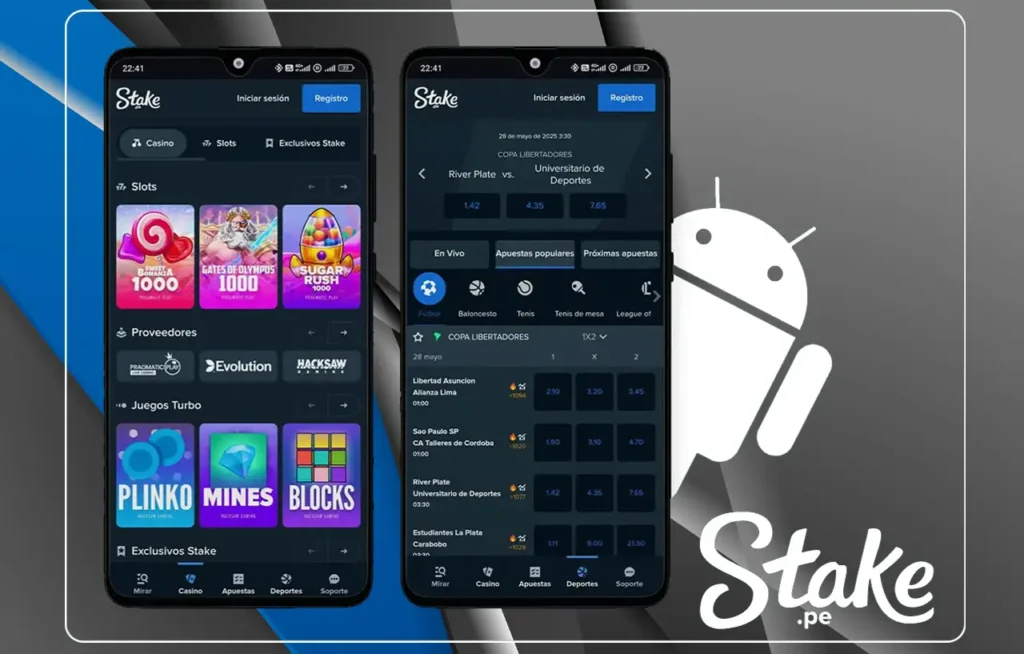 Aplicación Stake Peru para Android