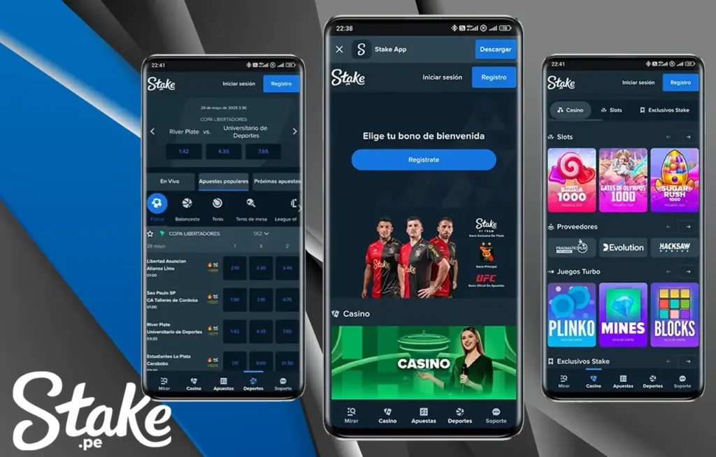 Stake App Perú para Android e iOS
