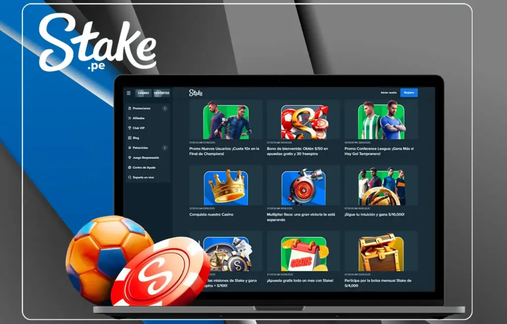 Bonificaciones y promociones Stake PE